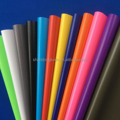 300~1400gm PVC 텐폴린 롤, 내구성 코팅 840D*840D-1300D*1300D 가닥 수