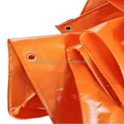 코팅 된 초중량 용량 PVC 캔바스 로고 인쇄 기능이있는 비닐 캔바스