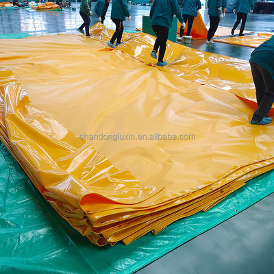 가루 된 PVC 텐플린 불 retardant 트럭 덮개 및 물고기 연못에 대한 중량용 천